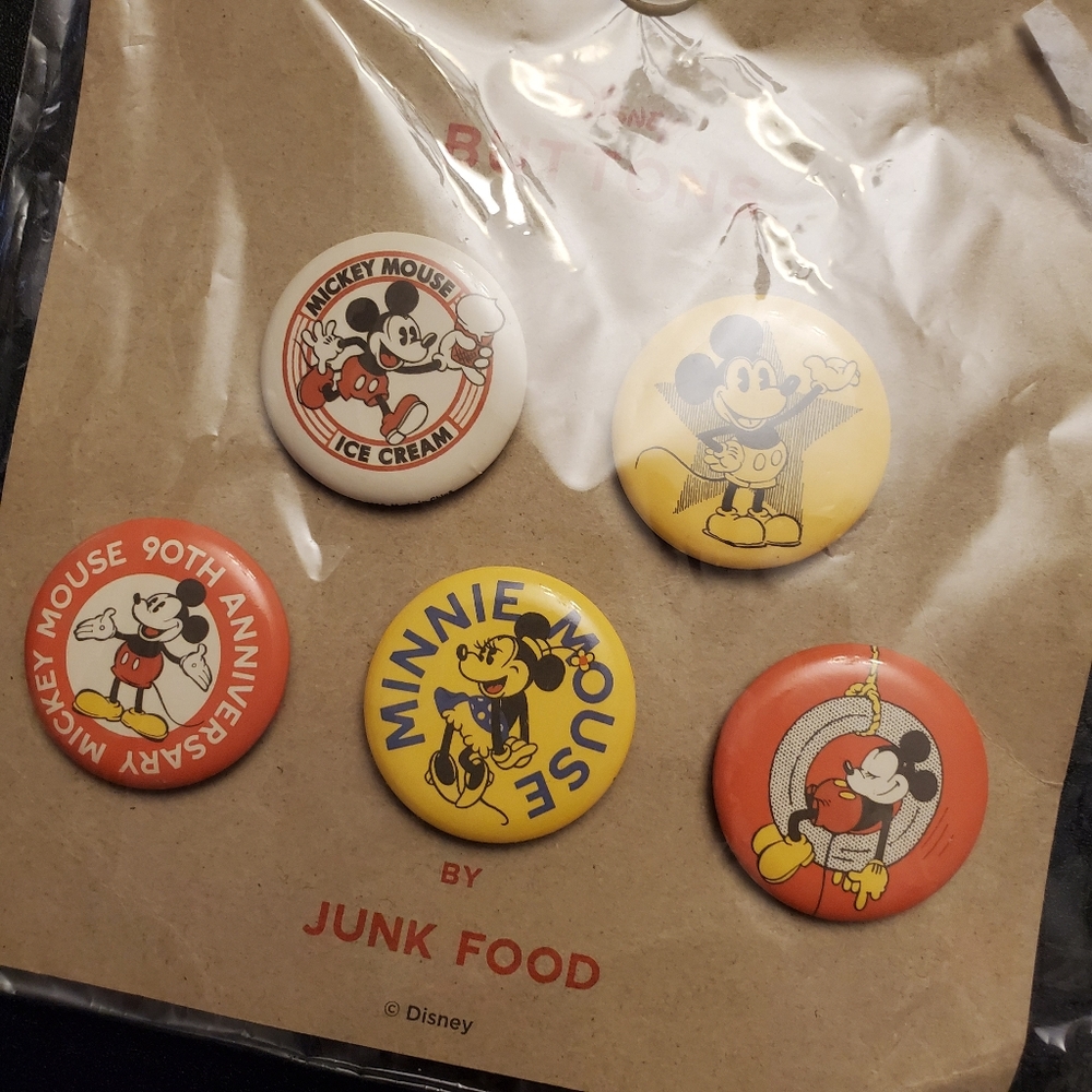 Mickey/Minnie Mouse Set of 5 pins